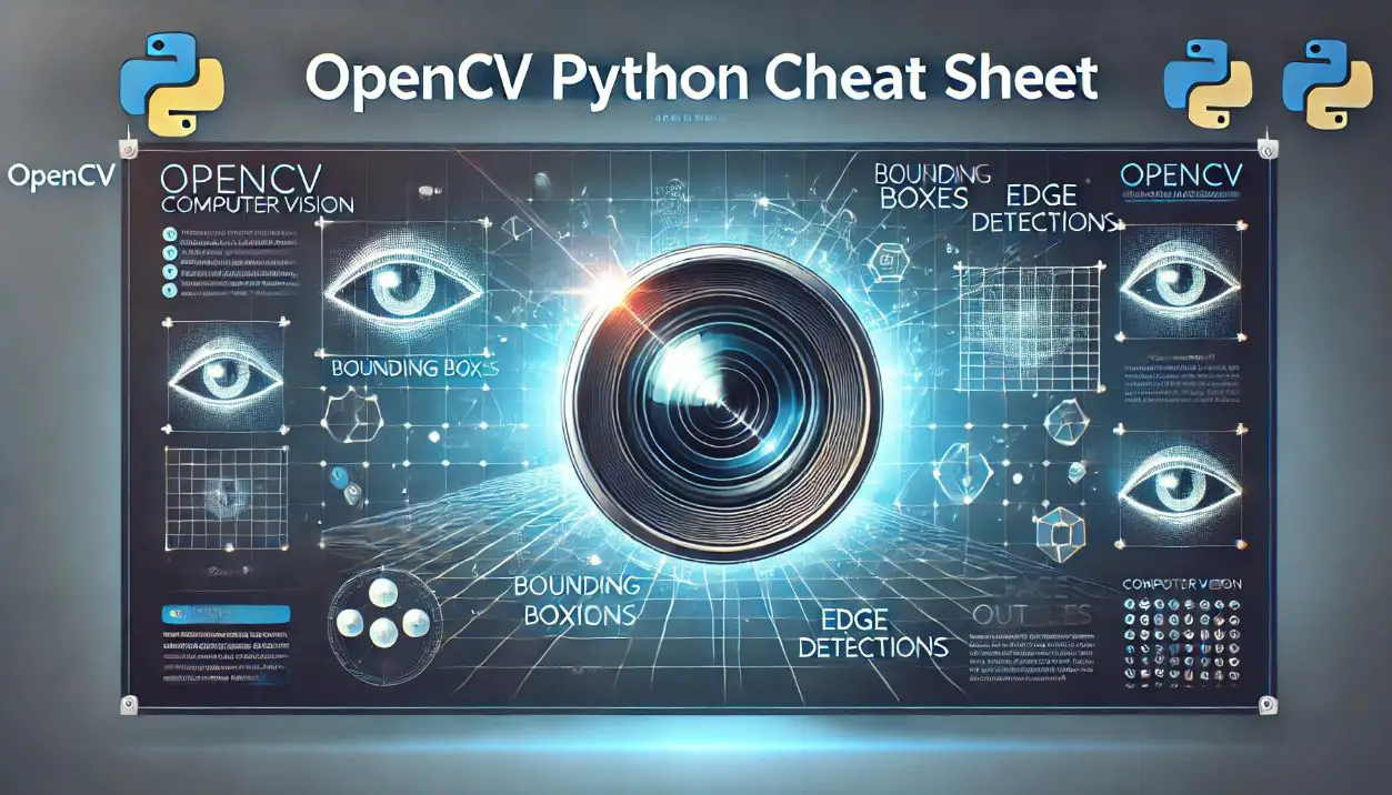 Cheat Sheet: OpenCV in Python – Simplified Computer Vision