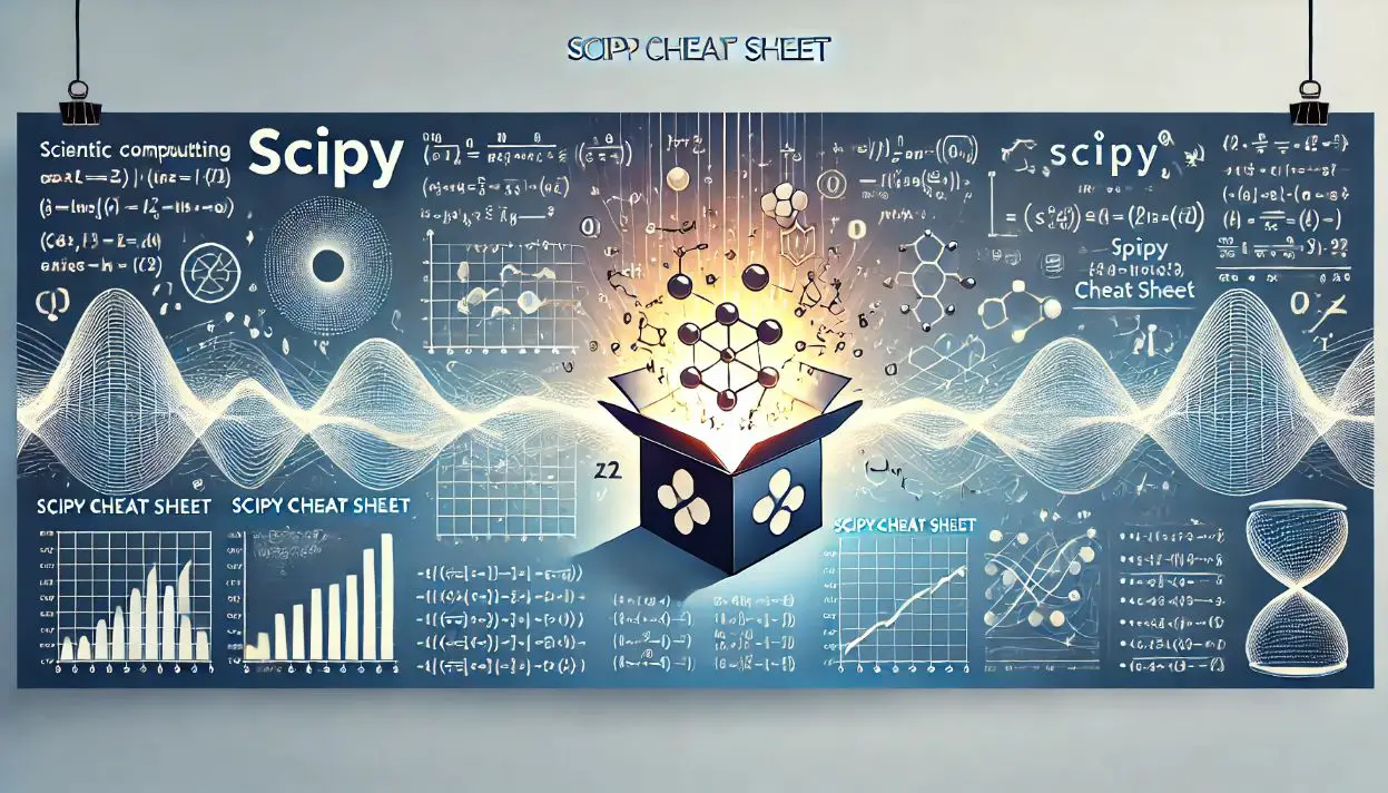 Cheat Sheet: Scipy for Scientific Computing